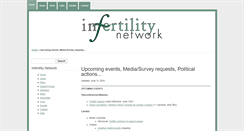 Desktop Screenshot of infertilitynetwork.org